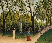 Henri Rousseau, Luxembourg Gardens. Monument to Chopin